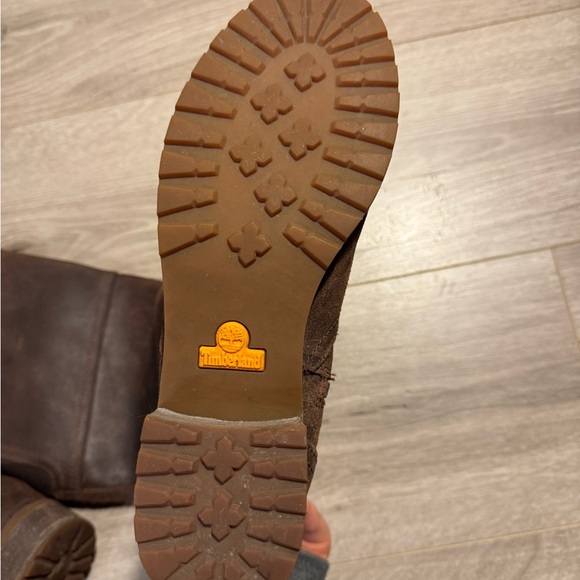 Brown Leather Knee-High Boots - Picture 5 of 7